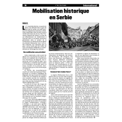 Abonnement solidaire 1 an - 10 numéros
