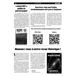 Abonnement solidaire 1 an - 10 numéros